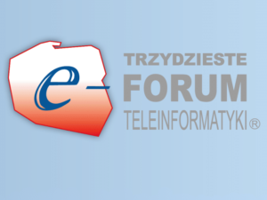 Logo trzydziestego forum teleinformatyki