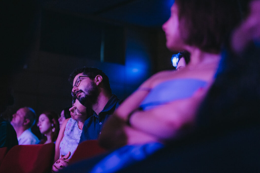 Zdjęcie wizualizacji z koncertu Sinfonietta Cracovia