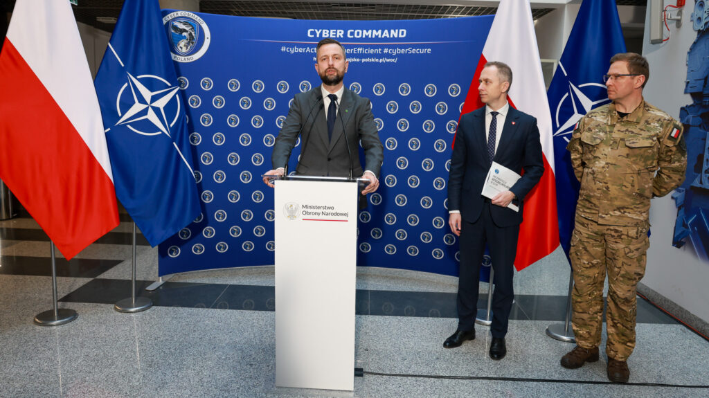 Zdjęcie z konferencji prasowej, Władysław Kosiniak-Kamysz i Cezary Tomczyk