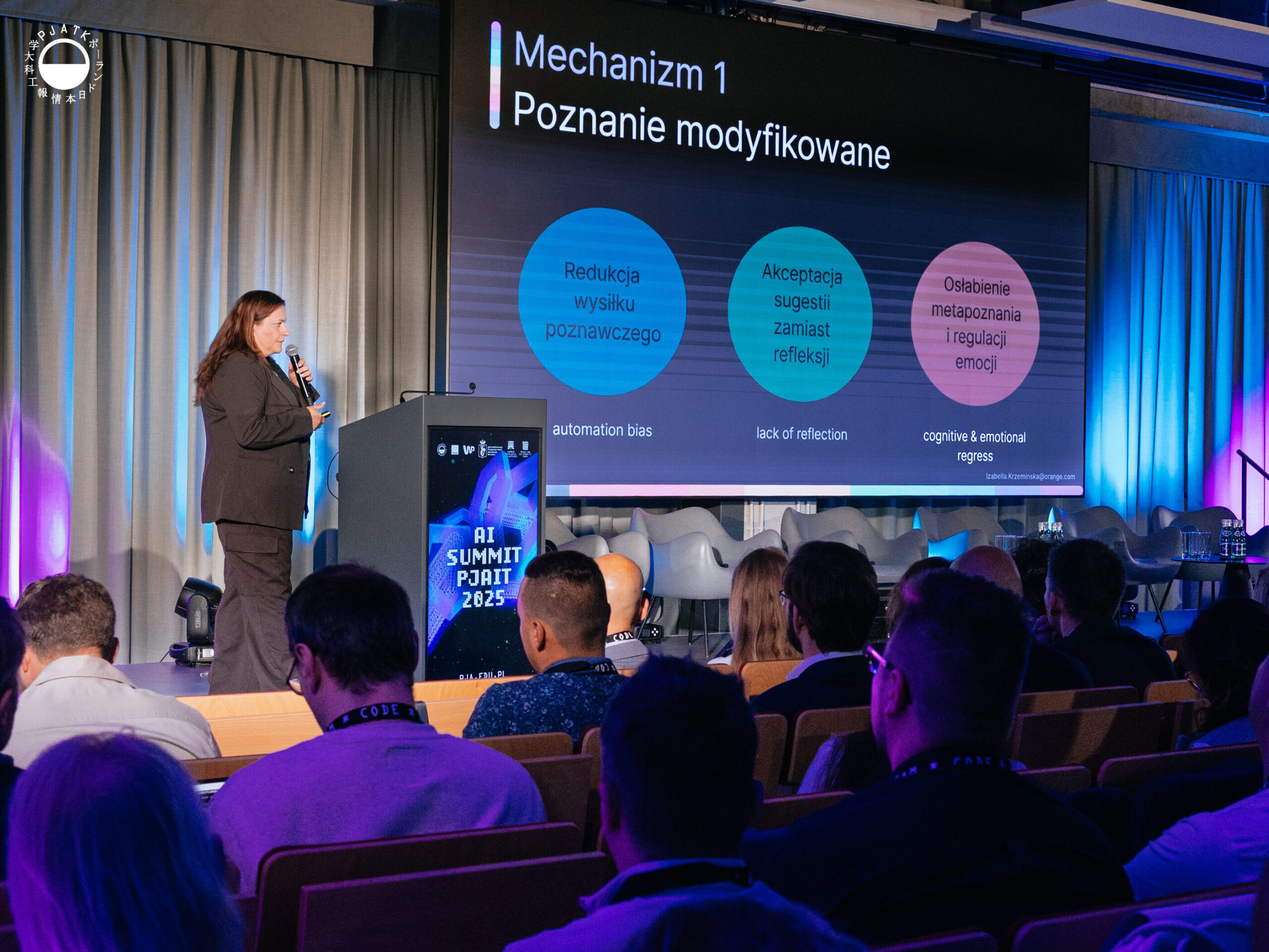 Iza Krzemińska na AI Summit PJAIT 2025