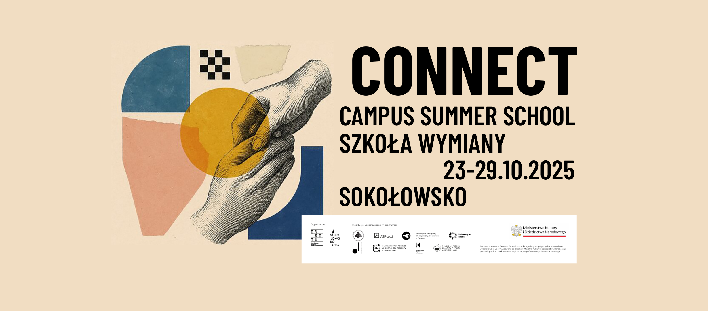 plakat promujący wydarzenie connect campus