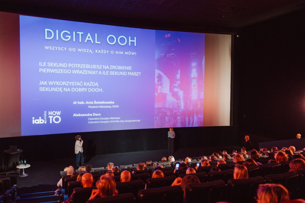 Wykład podczas konferencji “IABHowTo: Digital OOH”
