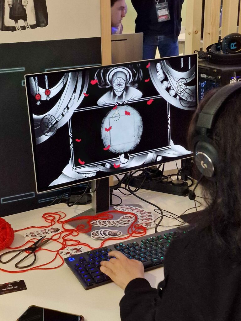 Students from Game Lab at the Digital Dragons conference